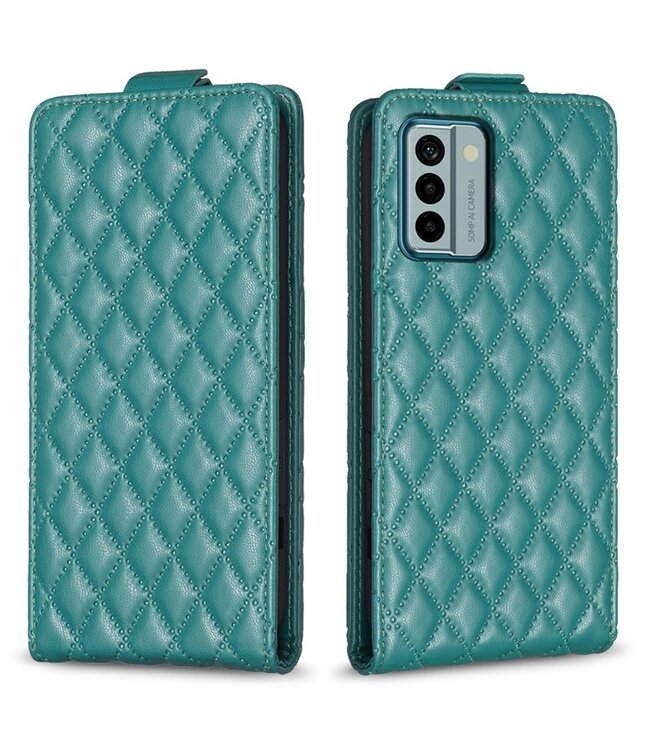 SoFetch Groen Ruiten Flipcase Hoesje voor de Nokia G22