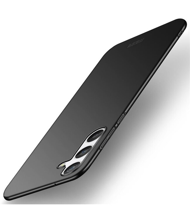 Mofi Zwart Valbestendig Mat Hardcase Hoesje voor de Samsung Galaxy A34