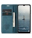Blauw Pasjeshouder Glad Bookcase Hoesje voor de Samsung Galaxy A34