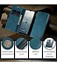Blauw Pasjeshouder Glad Bookcase Hoesje voor de Samsung Galaxy A34