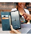 Blauw Pasjeshouder Glad Bookcase Hoesje voor de Samsung Galaxy A34