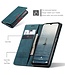 Blauw Pasjeshouder Glad Bookcase Hoesje voor de Samsung Galaxy A34