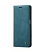 Blauw Pasjeshouder Glad Bookcase Hoesje voor de Samsung Galaxy A34