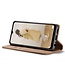 Bruin Pasjeshouder Glad Bookcase Hoesje voor de Samsung Galaxy A34