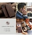 Koffiebruin Pasjeshouder Glad Bookcase Hoesje voor de Samsung Galaxy A34
