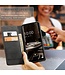 CaseMe Zwart Pasjeshouder Glad Bookcase Hoesje voor de Samsung Galaxy A34