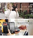 CaseMe Zwart Pasjeshouder Golvend Bookcase Hoesje voor de Samsung Galaxy A34