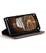 Koffiebruin Pasjeshouder Golvend Bookcase Hoesje voor de Samsung Galaxy A34