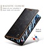 CaseMe Koffiebruin Pasjeshouder Golvend Bookcase Hoesje voor de Samsung Galaxy A34