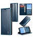 Blauw Pasjeshouder Golvend Bookcase Hoesje voor de Samsung Galaxy A34