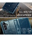 Blauw Pasjeshouder Golvend Bookcase Hoesje voor de Samsung Galaxy A34