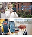 Blauw Pasjeshouder Golvend Bookcase Hoesje voor de Samsung Galaxy A34