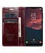 CaseMe Rood Pasjeshouder Golvend Bookcase Hoesje voor de Samsung Galaxy A34