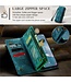 CaseMe Blauw Portemonnee 2-in-1 Hoesje met Polsbandje voor de Samsung Galaxy A34