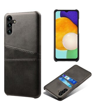 SoFetch Zwart Pasjeshouder Zakelijk Backcover Hoesje Samsung Galaxy A34