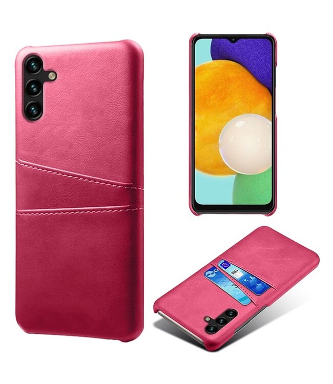 SoFetch Roze Pasjeshouder Zakelijk Backcover Hoesje voor de Samsung Galaxy A34