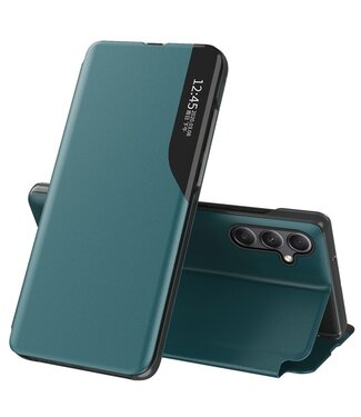 SoFetch Groen Magnetisch Spiegel Bookcase Hoesje Samsung Galaxy A34