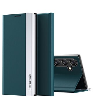 SoFetch Groen Flip Stand Elegant Bookcase Hoesje Samsung Galaxy A34