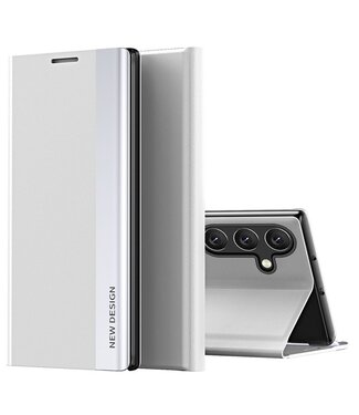 SoFetch Wit Flip Stand Elegant Bookcase Hoesje Samsung Galaxy A34