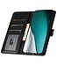 SoFetch Zwart Krokodillen Bookcase Hoesje met Polsbandje voor de Samsung Galaxy A34