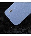 Abeel Blauw Bergkristal Hybride Hoesje met Polsbandje voor de Samsung Galaxy A34