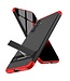 GKK Zwart / Rood Houder Hardcase Hoesje voor de Samsung Galaxy A34
