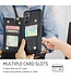 CaseMe Zwart RFID Glanzend Backcover Hoesje voor de Samsung Galaxy A34