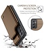Bruin RFID Glanzend Backcover Hoesje voor de Samsung Galaxy A34