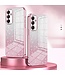 SoFetch Paars Spiegel Glitters TPU Hoesje voor de Samsung Galaxy A34