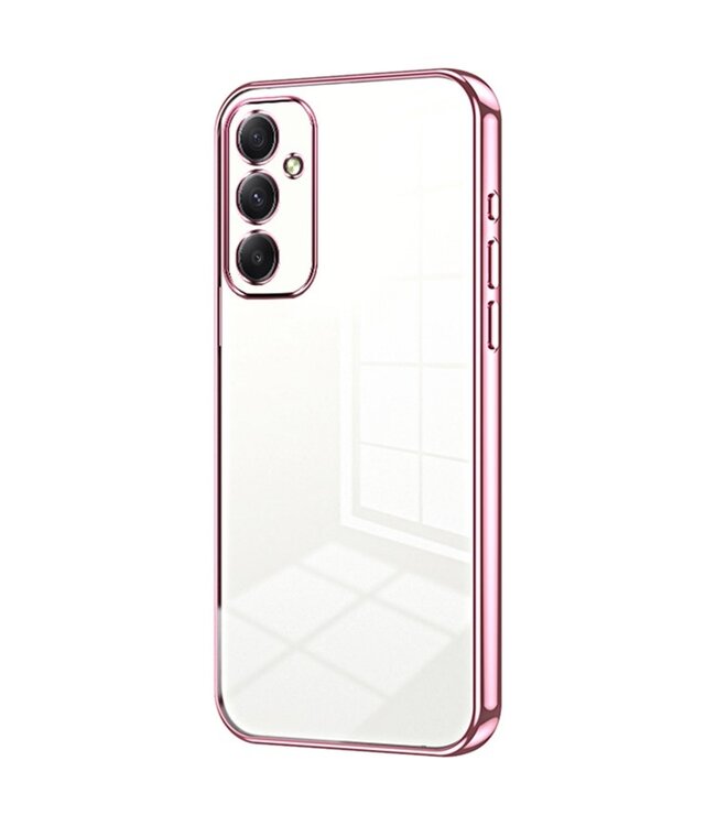 SoFetch Roze Spiegel Glanzend TPU Hoesje voor de Samsung Galaxy A34