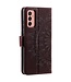 SoFetch Bruin Mandala Bookcase Hoesje voor de Samsung Galaxy A14