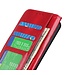 SoFetch Rood Magnetisch Glad Bookcase Hoesje voor de Samsung Galaxy A14