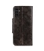SoFetch Koffiebruin Magnetisch Drukknoop Bookcase Hoesje voor de Samsung Galaxy A14