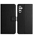 SoFetch Zwart Litchee Bookcase Hoesje voor de Samsung Galaxy A14