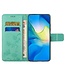 SoFetch Cyan Bloem Vlinder Bookcase Hoesje voor de Samsung Galaxy A14