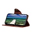 SoFetch Bruin Magnetisch Drukknoop Bookcase Hoesje voor de Samsung Galaxy A14