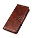 SoFetch Bruin Magnetisch Drukknoop Bookcase Hoesje voor de Samsung Galaxy A14