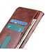 SoFetch Bruin Magnetisch Drukknoop Bookcase Hoesje voor de Samsung Galaxy A14