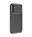 SoFetch Zwart Carbon TPU Hoesje voor de Samsung Galaxy A14