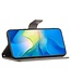 SoFetch Grijs Bloem Vlinder Bookcase Hoesje voor de Samsung Galaxy A14