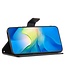 SoFetch Zwart Bloem Vlinder Bookcase Hoesje voor de Samsung Galaxy A14