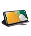 SoFetch Bruin Splitleder Bookcase Hoesje voor de Samsung Galaxy A14