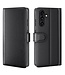 SoFetch Zwart Splitleder Bookcase Hoesje voor de Samsung Galaxy A14