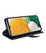 SoFetch Zwart Splitleder Bookcase Hoesje voor de Samsung Galaxy A14