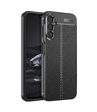 SoFetch Zwart Valbestendig Bookcase Hoesje Samsung Galaxy A14
