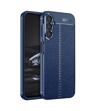 SoFetch Blauw Valbestendig Bookcase Hoesje Samsung Galaxy A14