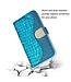 SoFetch Blauw Krokodillen Bookcase Hoesje voor de Samsung Galaxy A14