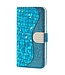 SoFetch Blauw Krokodillen Bookcase Hoesje voor de Samsung Galaxy A14