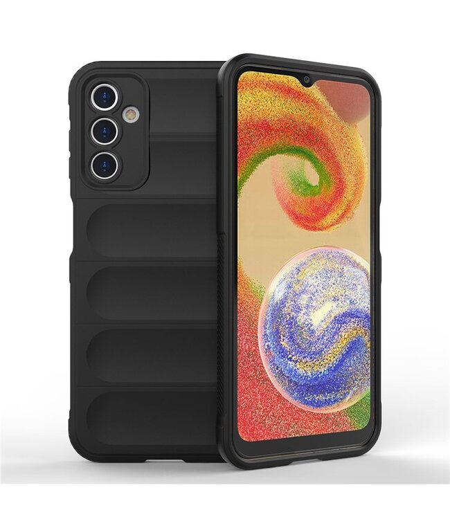 SoFetch Zwart Valbestendig TPU Hoesje voor de Samsung Galaxy A14