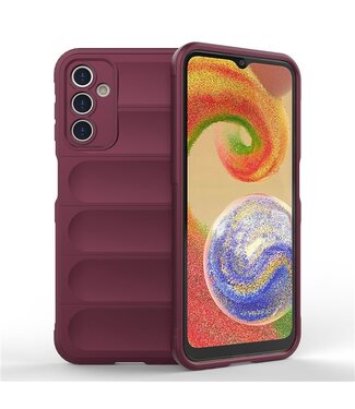 SoFetch Bordeaux Rood Valbestendig TPU Hoesje Samsung Galaxy A14